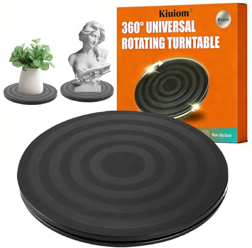 Rotating Platform, 360 Degree Rotating Platform, Rotating Platform, Universal Swivel Plate with Steel Ball Bearings, Rotating Plate, Multi-Purpose for Laptops, Monitor, TV, Speakers, Crafts, Plants