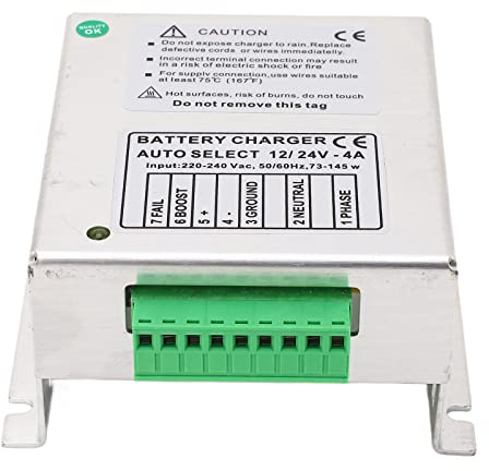 Garosa Generator Batteriladdare Auto Voltage Detection Motorladdare 12