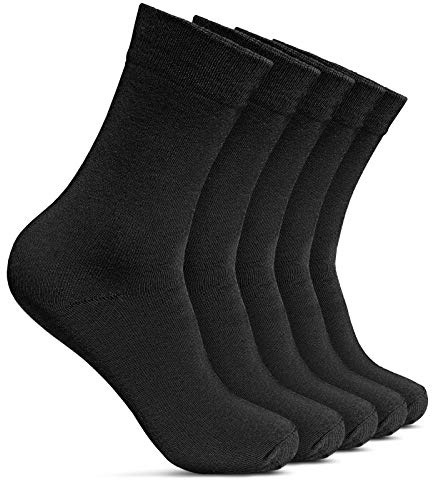 ROYALZ Calcetines de negocios para hombres 5 pares de calcetines de traje casual y de tiempo libre, largo 5-pack