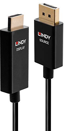LINDY 1m Active DisplayPort to HDMI Cable with HDR