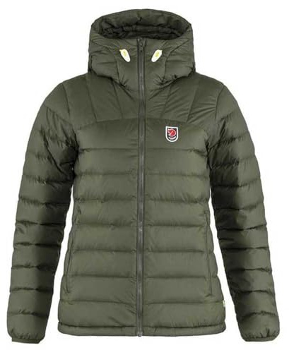 Fjällräven Women's F86122-662 Expedition Pack Down Hooded-Jacket, Deep Forest, M, M