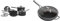 Ninja Foodi ZEROSTICK 5-Piece Pan Set, Stackable Hard Anodised Aluminium, [C55000UK] & Foodi ZEROSTICK 28cm Wok, Hard Anodised Aluminium, [C30928UK] Non-Stick, Induction Compatible