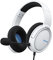 BINNUNE BG02 3.5mm Gaming Headset for PC, PS4, PS5, Laptop, Xbox One, Mac, iPad, NS Games, Computer Game Gamer Over Ear Flexible Microphone Volume Control with Mic - White