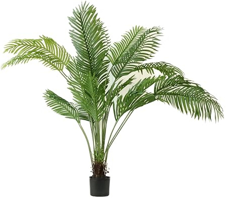 Valyria Home - Planta Artificial Palmera Areca - Tamaño 160 cm - Planta de Plástico - Árbol Artificial Realista y Tropical - Decoración del Hogar, Oficina, Salon, Dormitorio y Negocios