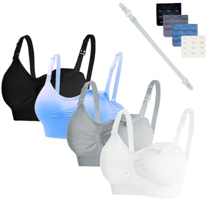 Oliaekd Soutien-Gorge d'allaitement et de Maternité pour Femme avec Rallonges et Attache Anti-Glissement