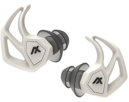 AXIL X30i Tappi per le orecchie con riduzione del rumore, in modalità acustica, protezione dell'udito per concerti, eventi dal vivo, tiro, sport, 25 dB, riutilizzabili, in schiuma e silicone, con