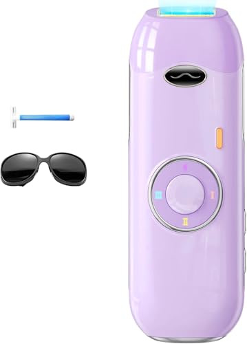 Haarlosy IPL Epilatore Luce Pulsata Indolore con Energia Massima 22J, Epilatore Laser con Tecnologia Innovativa IGBT, Adatto per Uomini e Donne Corpo, Viso, Ascelle, Gambe (Viola)