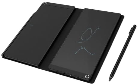 Plyisty Tablette D'écriture LCD Double Face de 6,5 Pouces, Bloc de Dessin électronique Effaçable et Réutilisable, Stylet Fin pour Croquis de Cours en Ligne et Notes Quotidiennes