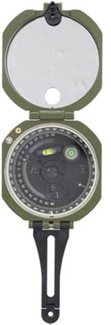 Vistreck Professionell Utomhusgeologisk Kompass - Vattentät Fluorescerande Design med Magnetisk Deklinationsjustering