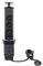 Perel Steckdosenturm, versenkbar, 3 Steckdosen Typ E, Montageloch 71 mm, Innenbereich, Schwarz/Grau