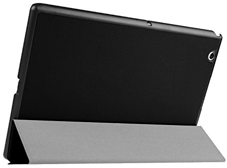 Kepuch Custer Hülle für Sony Xperia Z4 Tablet,Smart PU-Leder Hüllen Schutzhülle Tasche Case Cover für Sony Xperia Z4 Tablet - Schwarz