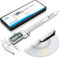 eSynic 150mm/6Inch Digital Vernier Caliper with Fractions/Inch/Metric Conversion Electronic Vernier Caliper Stainless Steel Body Vernier Caliper with Feeler Gauge for Designer Engineer Teacher etc