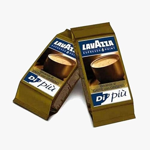 Lavazza Espresso Point 50 Capsule Bevanda al Caffè con Ginseng, 25 Astucci da 2 Capsule