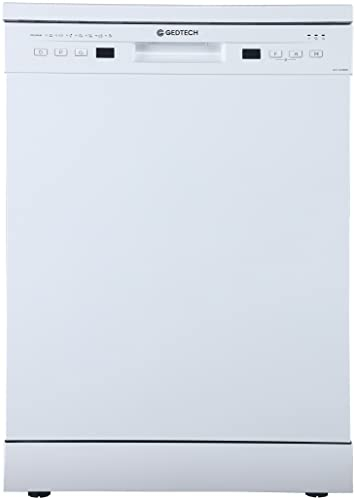 GEDTECH GLV1247SLN - Lave-vaisselle posable - 12 couverts - 47 dB - Départ différé (Blanc)
