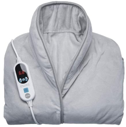 MACOM, Morbida Mantella Termica, Funzione Fast Heat, Riscaldamento ultra Rapido, Telecomando digitale a 6 Intensità di calore, Enjoy & Relax 936 La Mantella