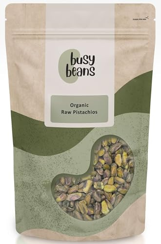 Organic Raw Pistachios by Busy Beans Organic (1kg)