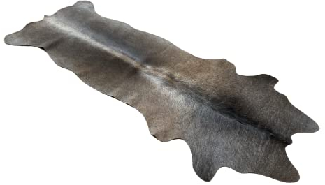 unendlich schoen - Alfombra pequeña de Piel de Vaca, Hecha a Mano en Alemania, inodora, Ideal para salón, Comedor, Pasillo
