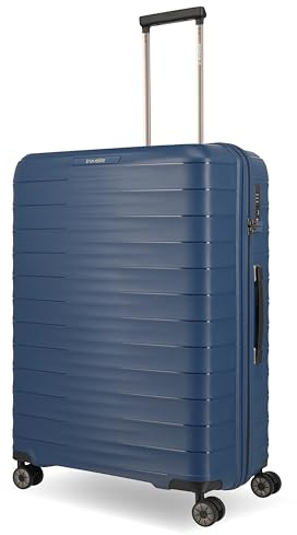 Travelite Koffer groß, MOOBY L, Kratzfeste Hartschale, mit recyceltem Material, 77 cm, 106 l, 3,7 kg, mit 4 leichtläufigen Doppelrollen & TSA-Schloss – robuster Reisekoffer für Lange Reisen