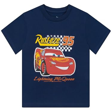 Disney Camisetas Algodon Camiseta Rayo Mcqueen | Camiseta Niño Manga Corta | Camisetas para El Verano