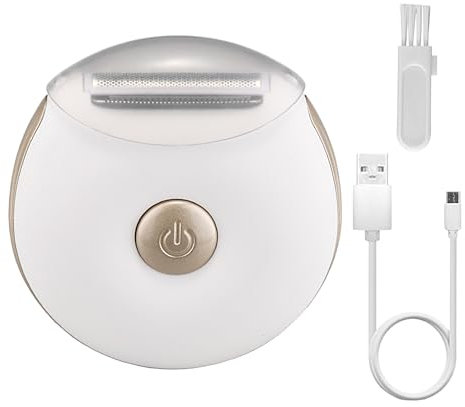 Depilatore Elettrico Donna - Depilatore Elettrico Ricaricabile per Corpo Femminile,Impermeabile per Uso a Secco o Bagnato con Testina Rimovibile per Depilazione Quotidiana e Pelli Sensibili Comodo su