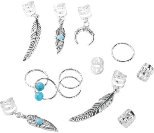 124 pezzi scava fuori l'anello dei capelli intrecciato Dread Locks Dreadlocks perline fascino tubi treccia regolabili donne Per Trecce