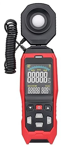 Digital Ljusmätare Fotografi Luxmeter Löstagbar Sond Illuminometer Lux/Fc Fotometer Miljötestare(632B)