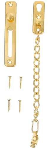 HAKIDZEL Cerradura de Cadena de Seguridad para Puerta de Acero Inoxidable, Pestillo Antirrobo Resistente, Protección para Puerta de Casa, Adecuado para Uso Doméstico y Mejora del Hogar