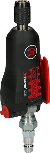 KS Tools 515.3835 Atornillador de impacto neumático para puntas mini de 1/4 MONSTER Xtremelight con selector basculante, 108 Nm