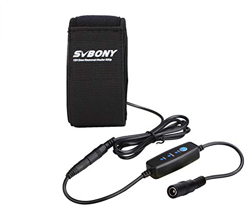 Svbony SV192 Objektiv Wärmer Heizband,Teleskop Tauheizstreifen,480mm mit Temperaturregler Streifen Universal Kamera Teleskop Objektiv Heizung Anti Tau Feuchtigkeit Nebel