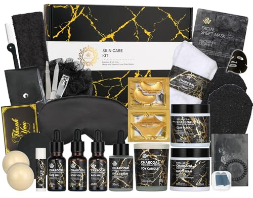 Mothers's Day Gift for Mom, 30pcs Skin Care Set for Women & Men, Body & Facial Kit Gift, Face Cream, Self Care Kit, Face Serum, Bath & Body Set, Birthday,Christmas, Anniversary, Wife