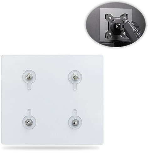 Adaptador de montaje VESA universal para monitores de computadora no VESA de 13 a 27 pulgadas, tabletas, iPad, VESA, kit de soporte de brazo de montaje 75 x 75 mm..