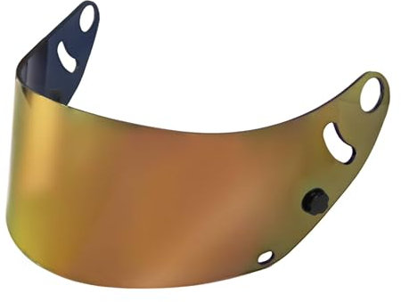 FK VISORS Visier kompatibel mit Arai Helmen GP6, GP6 RC, GP6K, GP6S, SK6 - Gold verspiegelt