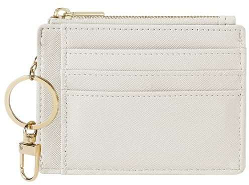 Sodsay Card Case Slim Front Pocket Wallet for Women Credit Card Holder with Keychain