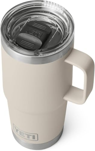 YETI Rambler Reisebecher Mit Stronghold Deckel, Cape Taupe, 20 oz (591 ml)