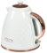 HOMCOM Electric Kettle, 1.7L, Fast Boil, 3kW Cordless Water Kettle with Removable Washable Anti-scale Filter, Auto Shut-off, 360° Swivel, BPA Free, Cream White