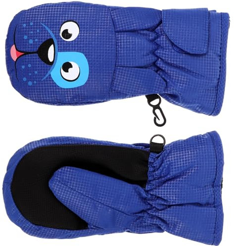 Toddmomy Einfach Anzuziehende Junge Mädchen-skihandschuhe Winddicht Und Warm Für Schneeaktivitäten Leicht Und Bequem Mit Rutschfesten Texturen Für Sicheren Halt Beim Skifahren Und Snowboard