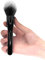 LunarCharm Pinceau à poudre en forme de flamme, Pinceau de maquillage, Pinceau de fond de teint, pinceau de maquillage professionnel pour estomper les liquides, crèmes et poudres impeccables