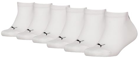PUMA Plain Sneaker Calzini Unisex - Bambini e ragazzi (Pacco da 5)