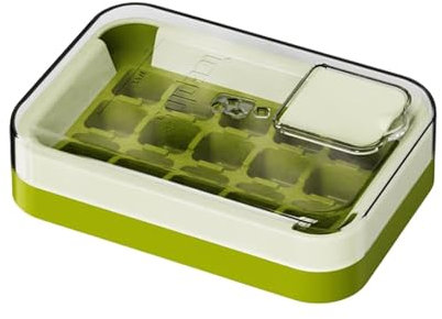 Bandejas para congelador, bandeja de empuje hacia abajo con hielo de fácil liberación, sin bandejas para congelador con tapa de silicona de 15 agujeros y para whisky, cóctel, bandeja redonda para