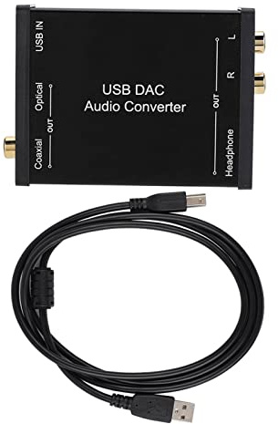 Ticfox GV-023 Digital till Analog DAC Audio Converter USB Audio Ljudkort