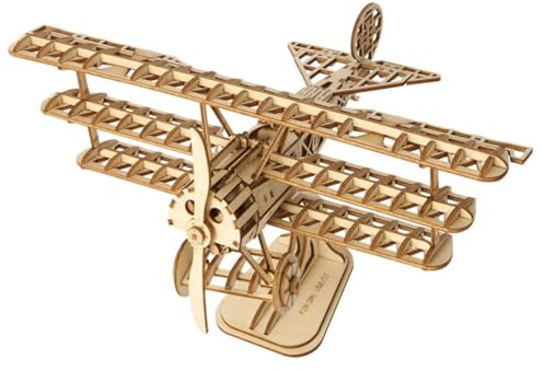 ROKR TG301 - Puzzle 3D aereo, in legno