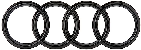 Audi 4M8071801 Mascherina per griglia radiatore, Black Edition, Logo Blackline, Nero