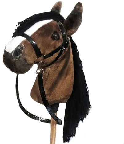 Hobby Horse for Kids A4 Chestnut Hobby Horse on Stick