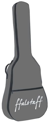 Gitarrentasche für klassische / akustische Gitarre, 39 grau, Gitarrentasche