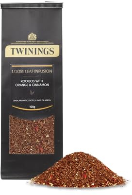 Twinings Orange & Cinnamon Flavoured Rooibos Loose Leaf Tea 100g