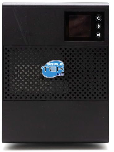 SIMPLETEK - Gruppo di continuità UPS Tower 1000VA 8 prese IEC C13 avr con presa usb o RS232/LAN Onda Sinusoidale (Ricondizionato)