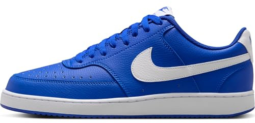 Nike Herren Court Vision Lo Sneaker, Racer Blue/White, 44 EU