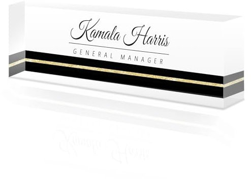 Personalisiertes Büro-Namensschild, Acryl-Namensschild, personalisierte Namensschilder, Bürogeschenke, Bürodekoration