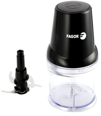 FAGOR Chop-Chop kvarn 500 ml, 400 W, dubbla blad i rostfritt stål, avtagbar och lätt att rengöra