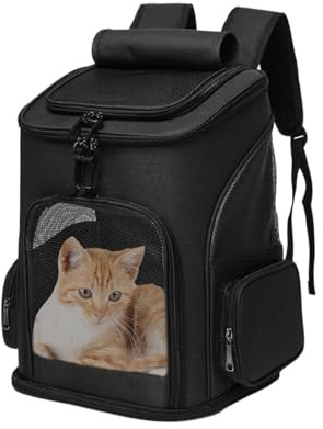 Derwrtup Gran caja de transporte para gatos, extensible, plegable, de pared suave, bolsa de transporte para mascotas, para cuidado diario, corte de garras, paseos, viajes en avión, visitas al